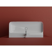 Раковина Ceramicanova Aura CN2007, 100 см, подвесная, сантехфарфор, цвет белый