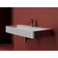 Раковина Ceramicanova Aura CN2007, 100 см, подвесная, сантехфарфор, цвет белый