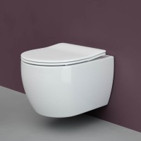 Инсталляция Ceramicanova Envision с унитазом Ceramicanova Play CN3001_1001W_1000 Rimless CN3001, крышка микролифт, клавиша Round белый матовый