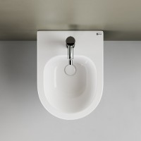 Биде Ceramicanova Play CN3002 37 x 49 x 30 см подвесное, сантехфарфор