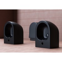 Биде Ceramicanova Play 37 x 49 x 30 см, подвесное, цвет черный матовый, CN3002MB, сантехфарфор