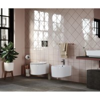 Биде Ceramicanova Moments CN3004 37 x 49 x 30 см подвесное, сантехфарфор