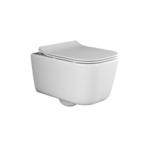 Инсталляция Ceramicanova Balance CN3005_121002CH, с безободковым унитазом New Day, сиденье микролифт, клавиша Square хром