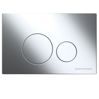 Инсталляция Ceramicanova Envision с унитазом Ceramicanova Metric CN3007_1001CH_1000 Rimless CN3007, крышка микролифт, клавиша Round хром глянцевый