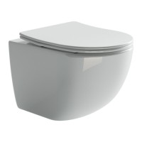Инсталляция Ceramicanova Envision с унитазом Ceramicanova Forma CN3009_1002B_1000 Rimless CN3009, крышка микролифт, сантехфарфор, клавиша Flat черный матовый