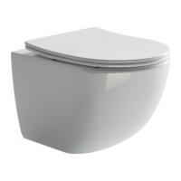 Сет 4 в 1: инсталляция Ceramicanova Envision с подвесным унитазом Forma CN3009_1002M_1000 Rimless CN3009, сантехфарфор, шумоизоляция, кнопка смыва Flat хром матовый