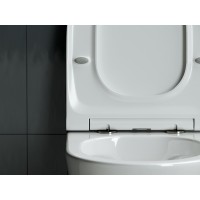 Подвесной унитаз Ceramicanova Forma CN3011 Rimless безободковый, с сиденьем Soft Close, сантехфарфор