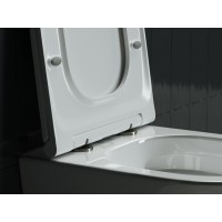 Подвесной унитаз Ceramicanova Forma CN3011 Rimless безободковый, с сиденьем Soft Close, сантехфарфор