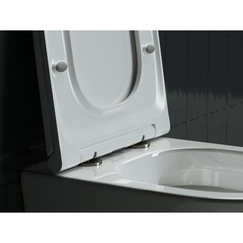 Подвесной унитаз Ceramicanova Forma CN3011 Rimless безободковый, с сиденьем Soft Close, сантехфарфор