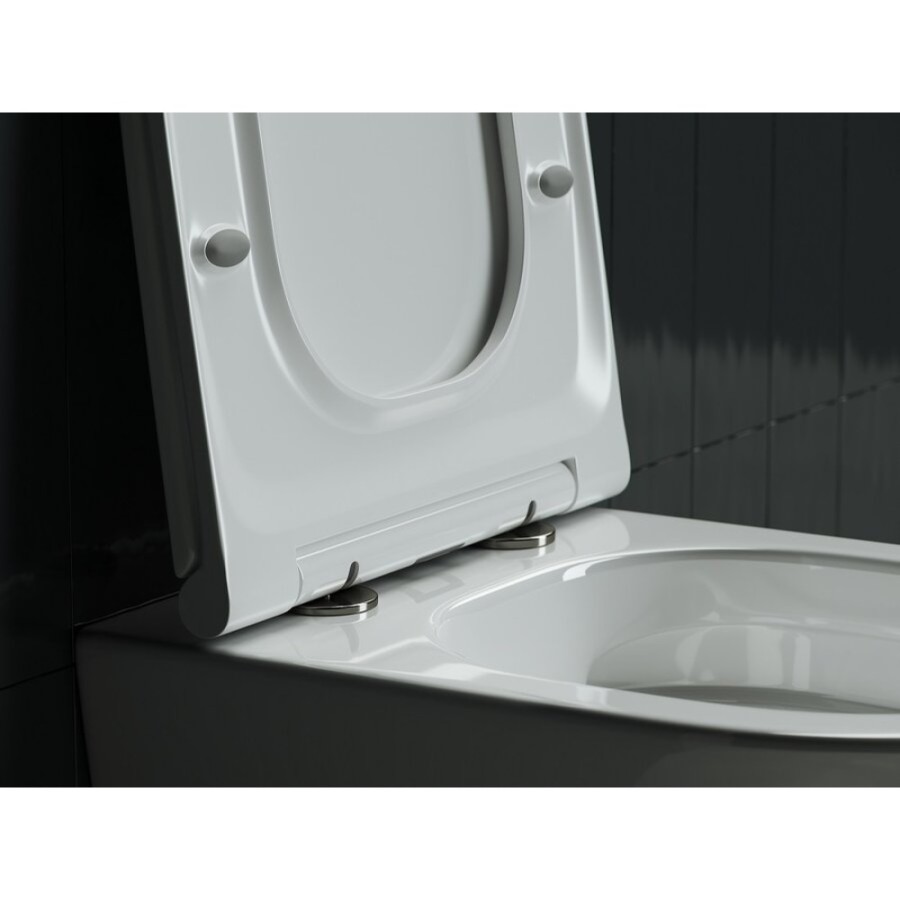 Подвесной унитаз Ceramicanova Forma CN3011 Rimless безободковый, с сиденьем Soft Close, сантехфарфор