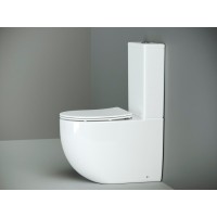 Напольный безободковый унитаз Ceramicanova Metropol CN4001 Rimless, крышка микролифт, сантехфарфор