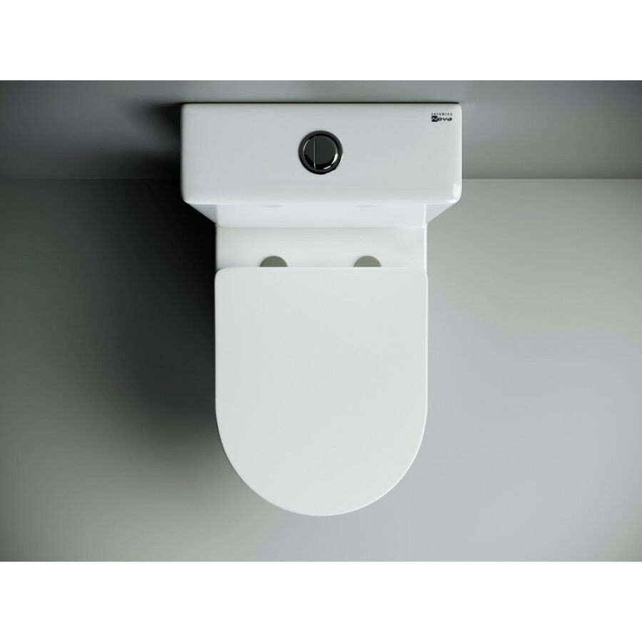 Напольный безободковый унитаз Ceramicanova Metropol CN4001 Rimless, крышка микролифт, сантехфарфор