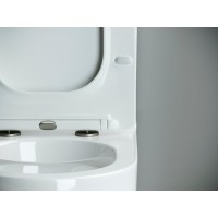Напольный безободковый унитаз Ceramicanova Metropol CN4001 Rimless, крышка микролифт, сантехфарфор