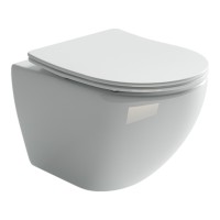 Сет 4 в 1: инсталляция Ceramicanova Envision с подвесным унитазом Metropol CN4002_1002B_1000 Rimless CN4002, шумоизоляция, кнопка смыва Flat черный матовый