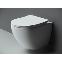 Сет 4 в 1: инсталляция Ceramicanova Envision с подвесным унитазом Metropol CN4002_1002CH_1000 Rimless CN4002, сантехфарфор, шумоизоляция, кнопка смыва Flat хром