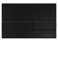 Инсталляция Ceramicanova Envision с унитазом Ceramicanova Metropol CN4002MB_1002B_1000 Rimless CN4002MB, крышка микролифт, сантехфарфор, клавиша Flat черный матовый