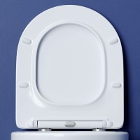 Подвесной безободковый унитаз Ceramicanova Metropol CN4002T Rimless, смыв торнадо, крышка микролифт, сантехфарфор