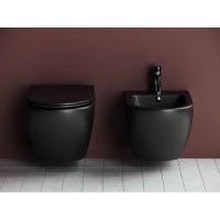 Подвесное биде Ceramicanova Metropol черный матовый, CN4003MB, сантехфарфор