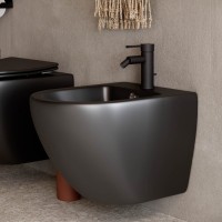 Подвесное биде Ceramicanova Metropol черный матовый, CN4003MB, сантехфарфор