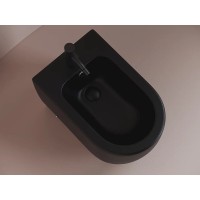 Биде Ceramicanova Metropol CN4005MB, напольное, цвет черный матовый, сантехфарфор