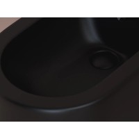 Биде Ceramicanova Metropol CN4005MB, напольное, цвет черный матовый, сантехфарфор