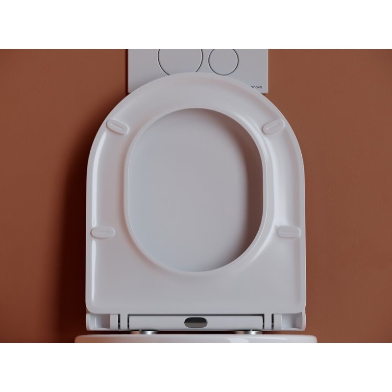 Подвесной унитаз Ceramica Nova Ulma, CN4006, безободковый, крышка-сиденье микролифт, белый, сантехфарфор
