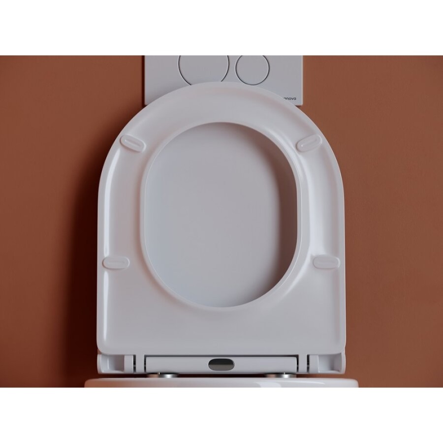 Подвесной унитаз Ceramica Nova Ulma, CN4006, безободковый, крышка-сиденье микролифт, белый, сантехфарфор