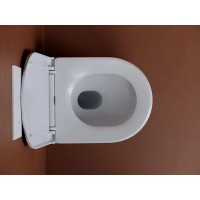 Подвесной унитаз Ceramicanova Up Rimless, CN4007, безободковый, крышка-сиденье микролифт, белый