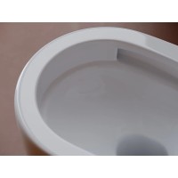 Подвесной унитаз Ceramicanova Up Rimless, CN4007, безободковый, крышка-сиденье микролифт, белый