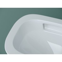 Подвесной унитаз Ceramicanova Union, CN4009T, Торнадо, безободковый, крышка-сиденье микролифт, белый