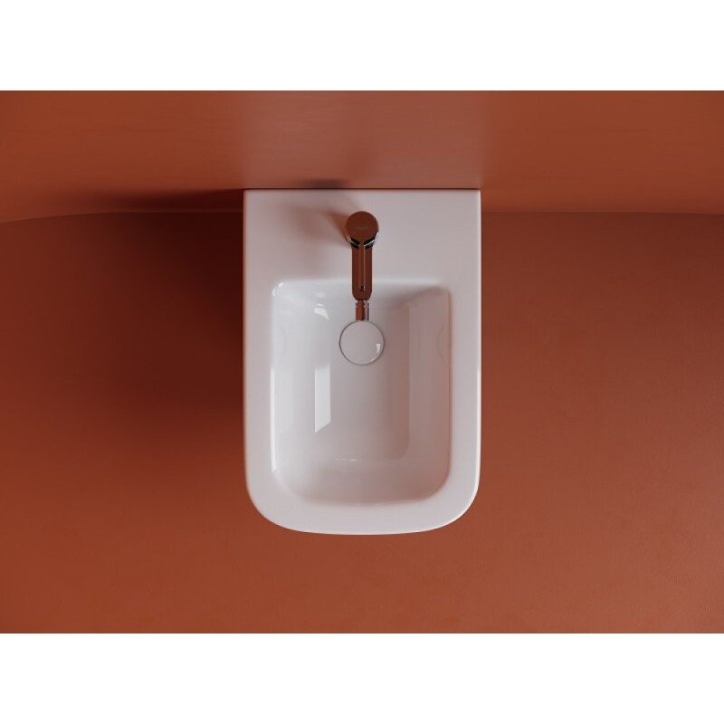 Биде Ceramicanova Union CN4010, подвесное, белое, сантехфарфор