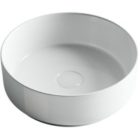 Раковина Ceramicanova CN5001 36 x 36 x 12 см накладная, круглая, без перелива, сантехфарфор