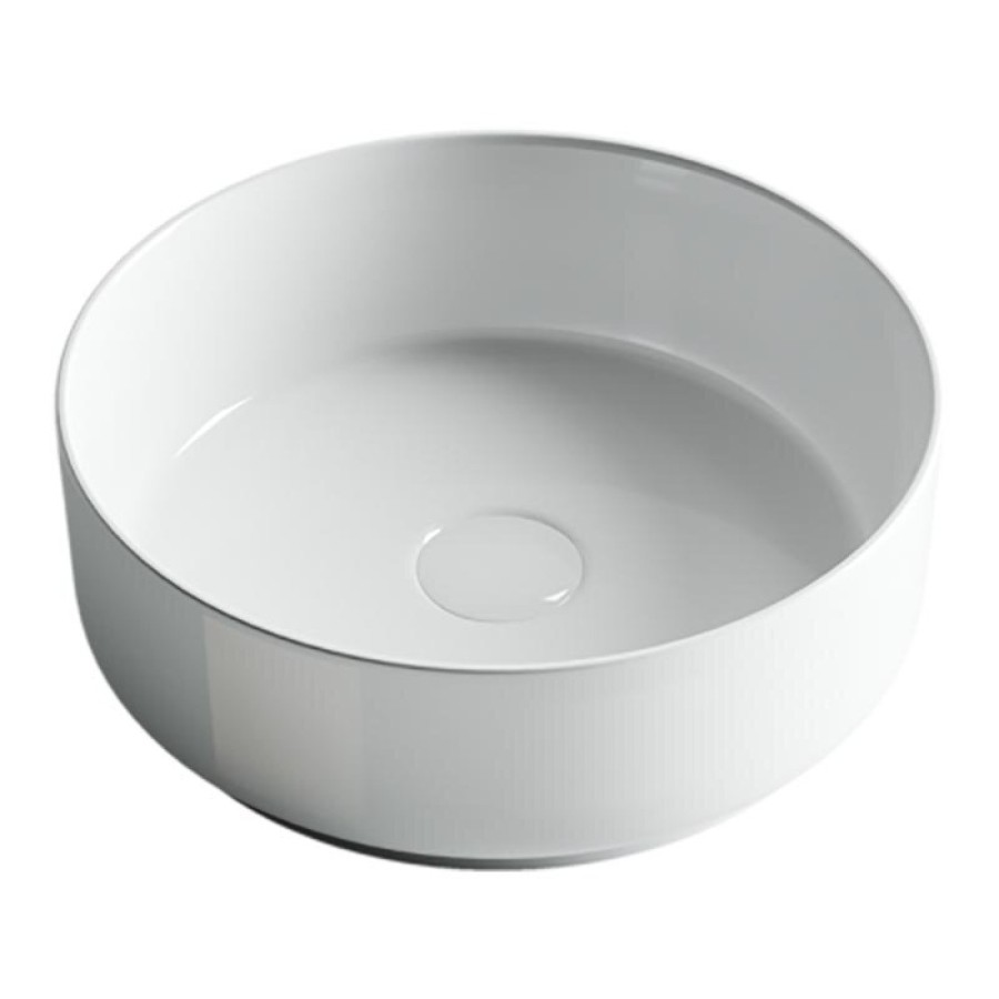 Раковина Ceramicanova CN5001 36 x 36 x 12 см накладная, круглая, без перелива, сантехфарфор