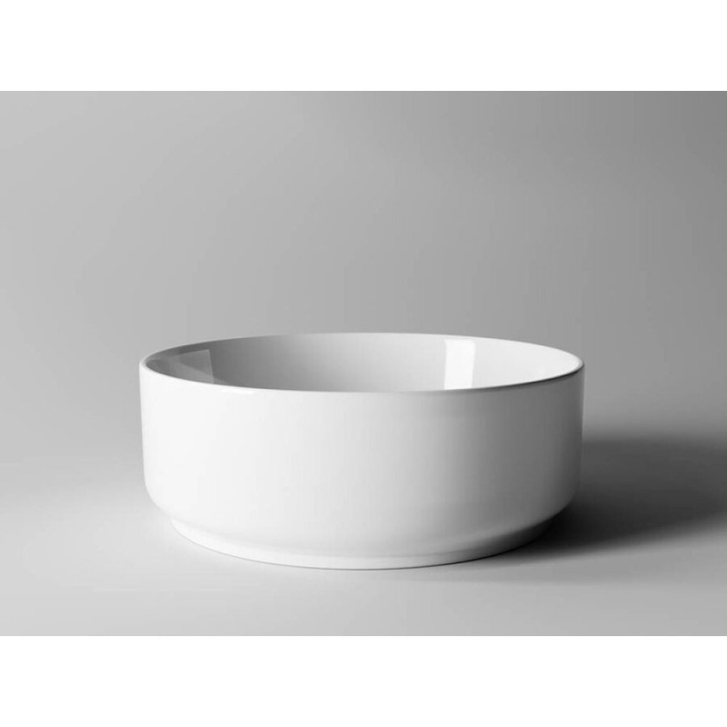 Раковина Ceramicanova CN5001 36 x 36 x 12 см накладная, круглая, без перелива, сантехфарфор
