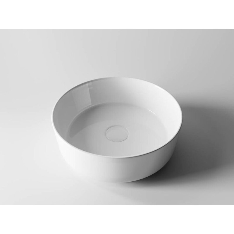 Раковина Ceramicanova CN5001 36 x 36 x 12 см накладная, круглая, без перелива, сантехфарфор