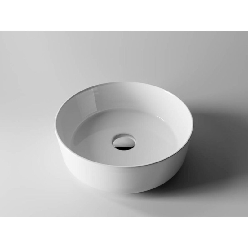 Раковина Ceramicanova CN5001 36 x 36 x 12 см накладная, круглая, без перелива, сантехфарфор