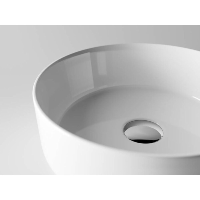 Раковина Ceramicanova CN5001 36 x 36 x 12 см накладная, круглая, без перелива, сантехфарфор