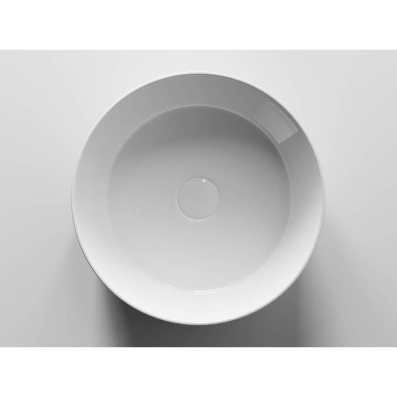 Раковина Ceramicanova CN5001 36 x 36 x 12 см накладная, круглая, без перелива, сантехфарфор