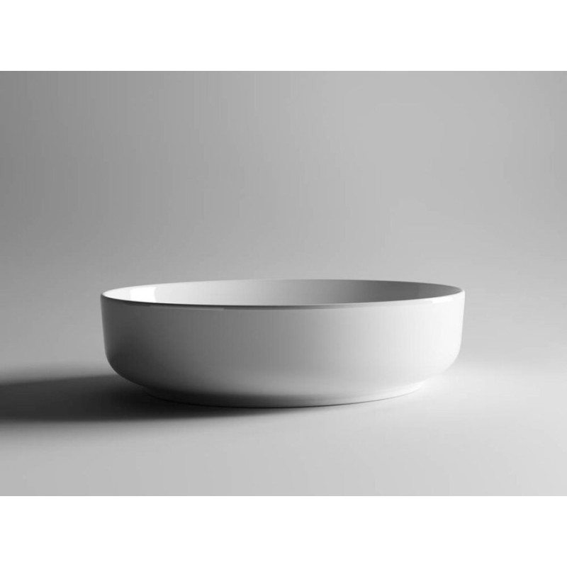 Раковина Ceramicanova CN5002 55 x 40 x 14 см, накладная, овальная, без перелива, сантехфарфор