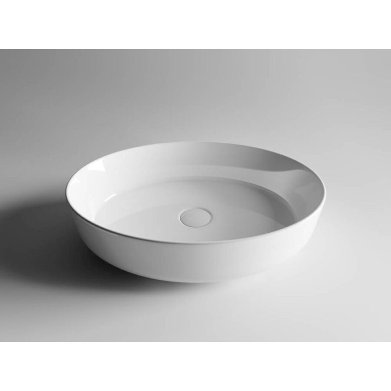 Раковина Ceramicanova CN5002 55 x 40 x 14 см, накладная, овальная, без перелива, сантехфарфор