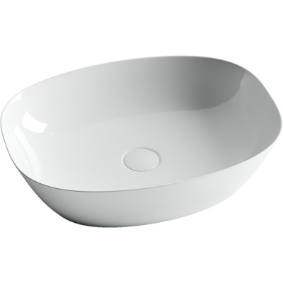 Раковина Ceramicanova Element CN5005, 50 x 38 x 14 см, накладная, белая, сантехфарфор