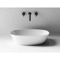 Раковина Ceramicanova Element CN5005, 50 x 38 x 14 см, накладная, белая, сантехфарфор