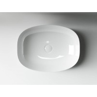 Раковина Ceramicanova Element CN5005, 50 x 38 x 14 см, накладная, белая, сантехфарфор