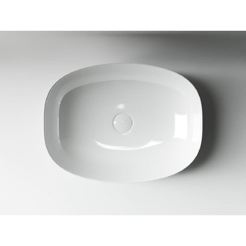 Раковина Ceramicanova Element CN5005, 50 x 38 x 14 см, накладная, белая, сантехфарфор