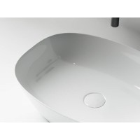 Раковина Ceramicanova Element CN5005, 50 x 38 x 14 см, накладная, белая, сантехфарфор