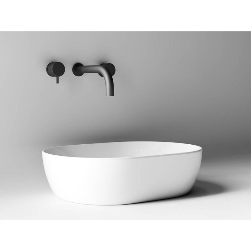Раковина Ceramicanova CN5010 48 x 35 x 13 см, накладная, овальная, без перелива, сантехфарфор