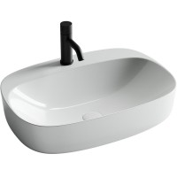 Раковина Ceramicanova Element CN5012 59.5 x 42 x 15.5 см, накладная, овальная, без перелива, сантехфарфор