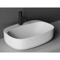 Раковина Ceramicanova Element CN5012 59.5 x 42 x 15.5 см, накладная, овальная, без перелива, сантехфарфор