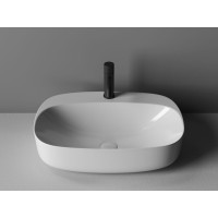 Раковина Ceramicanova Element CN5012 59.5 x 42 x 15.5 см, накладная, овальная, без перелива, сантехфарфор