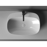 Раковина Ceramicanova Element CN5012 59.5 x 42 x 15.5 см, накладная, овальная, без перелива, сантехфарфор